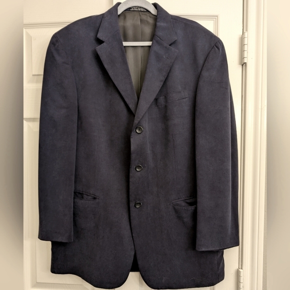 Oscar De La Renta Classic Navy Blazer